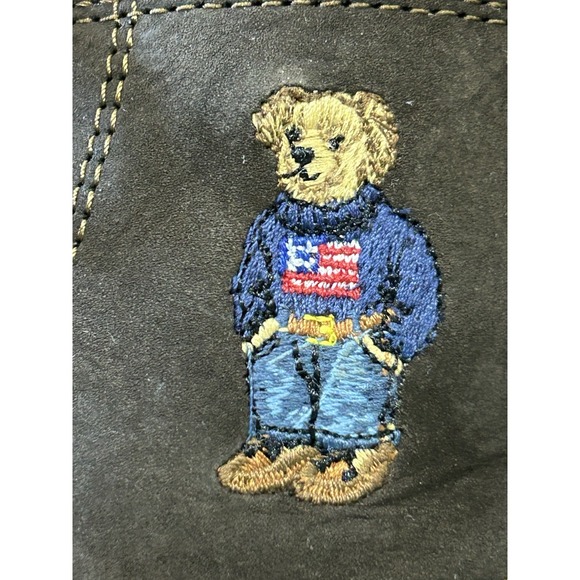 Ralph Lauren Polo Bear Ranger HI II Boots Leather Dark Brown Boys Size 8 M New - Picture 10 of 16